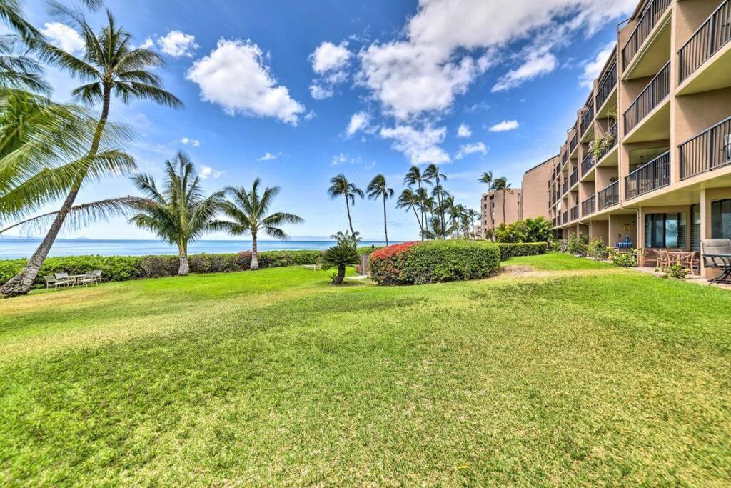 Wailuku Stunning Maui Direct Ocean Front On The Beach, Walk To Beach From Condo, Watch Turtles, Whales, Ac In All Rooms Ocean View Pool And Spa מראה חיצוני תמונה