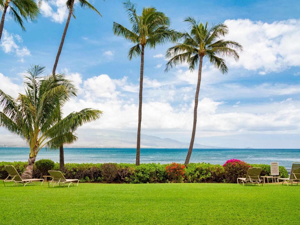 Wailuku Stunning Maui Direct Ocean Front On The Beach, Walk To Beach From Condo, Watch Turtles, Whales, Ac In All Rooms Ocean View Pool And Spa מראה חיצוני תמונה